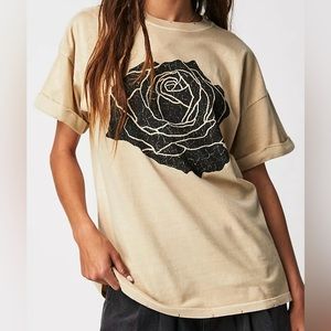 Girl Dangerous Rose Boyfriend Tee